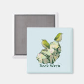 Rock Wren birds Neuseeland Magnet (Vorderseite/Rückseite)
