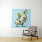 Rock Wren birds Neuseeland Wandteppich (Beispiel)