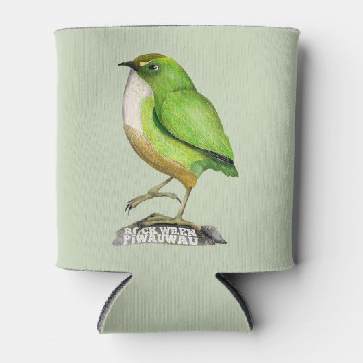 Rock Wren piwauwau NZ BIRD Dosenkühler (Vorderseite)