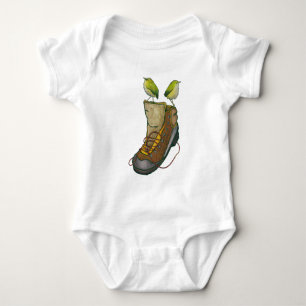 Rock Wren Tuke auf einem Wanderboot Baby Strampler
