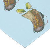 Rock Wren Tuke auf einem Wanderboot Kurzer Tischläufer (Ecke)