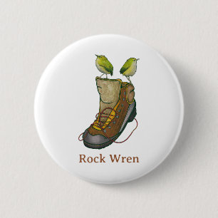 Rock Wren Tuke Button