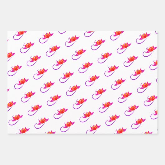 Rock Yoga Queen Lotus Geschenkpapier Set (Vorderseite)