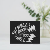 Rock You Postcard Postkarte (Stehend Vorderseite)