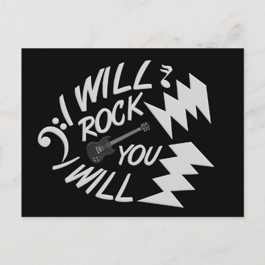 Rock You Postcard Postkarte (Vorderseite)