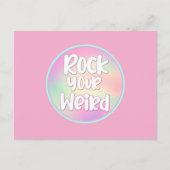 Rock your merkmal postkarte (Vorderseite)