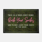 Rock Your Socks Neon Fußmatte (Vorderseite)