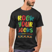 Rock Your Socks Welt-Down-Syndrom-Tag