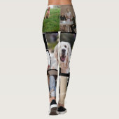 Rock your Story: Benutzerdefinierte 9-Foto Collage Leggings (Rückseite)