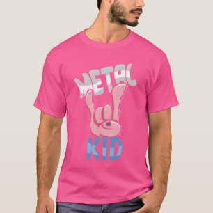 Rock Zeichen Rock Hand Metall Kid Musikliebhaber R T-Shirt