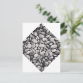Rock Zen Garden Postkarte (Stehend Vorderseite)