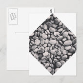 Rock Zen Garden Postkarte (Vorne/Hinten)