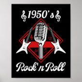 Rockabilly 50er Rock and Roll Music Poster (Vorne)