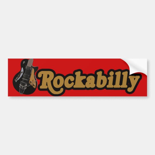 Rockabilly Autoaufkleber (Vorne)