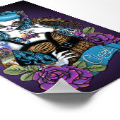 Rockabilly Baby Tattoo Angel Poster (Ecke)