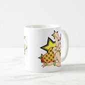 Rockabilly BienenstockPinup Kaffeetasse (VorderseiteRechts)