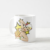 Rockabilly BienenstockPinup Kaffeetasse (Vorderseite Links)