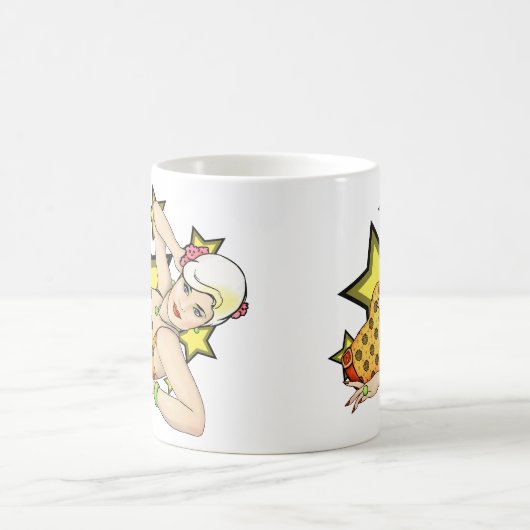Rockabilly BienenstockPinup Kaffeetasse (Mittel)