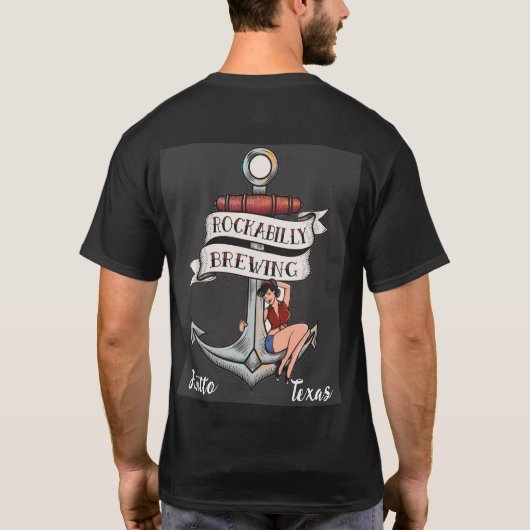 Rockabilly Brewing Trink Shirt (Rückseite)