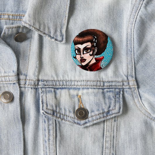 Rockabilly Button (Beispiel)