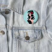 Rockabilly-Button-Up-Puppe Button (Beispiel)