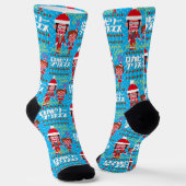 Rockabilly Christmas Socken (Gewinkelt)