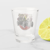 Rockabilly Design Shot Glas (Rückseite)