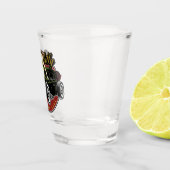 Rockabilly Design Shot Glas (Rechts)