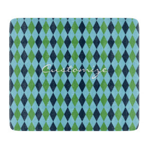 Rockabilly Diamant kariertes Thunder_Cove Schneidebrett