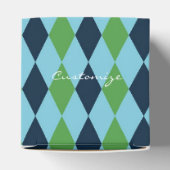 Rockabilly Diamond kariert Thunder_Cove Geschenkschachtel (Oben)