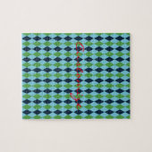 Rockabilly Diamond kariert Thunder_Cove Puzzle (Horizontal)