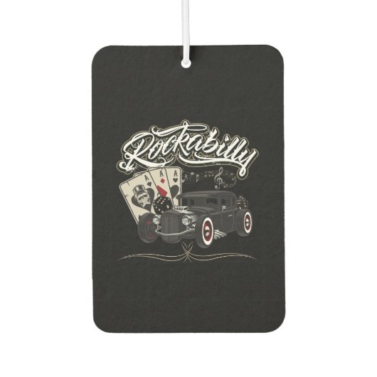 Rockabilly Duftbaum Autolufterfrischer (Vorderseite)