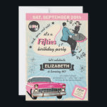 Rockabilly-Geburtstagsparty in Rosa Einladung<br><div class="desc">Pink Fifties Rockabilly Geburtstagsparty Einladung - Hey, alle coolen Katzen! Es ist definitiv Zeit, den 50er Party Stil. Erinnern Sie sich an das Haar, die Mode und die Rock-n-Roll-Musik, die dieses stilvolle Jahrzehnt in den Herzen und Köpfen der Jungen und Junggebliebenen behalte. Seien Sie also nicht quadratisch, denn dieses Geburtstagsextravaganza...</div>