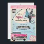 Rockabilly-Geburtstagsparty in Rosa Einladung<br><div class="desc">Pink Fifties Rockabilly Geburtstagsparty Einladung - Hey, alle coolen Katzen! Es ist definitiv Zeit, den 50er Party Stil. Erinnern Sie sich an das Haar, die Mode und die Rock-n-Roll-Musik, die dieses stilvolle Jahrzehnt in den Herzen und Köpfen der Jungen und Junggebliebenen behalte. Seien Sie also nicht quadratisch, denn dieses Geburtstagsextravaganza...</div>