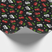 Rockabilly Geschenkpapier (Ecke)