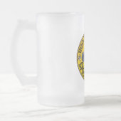 Rockabilly Geschwindigkeitsgeschäft Mattglas Bierglas (Links)