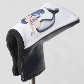 Rockabilly Golf Headcover (3/4 Vorderseite)