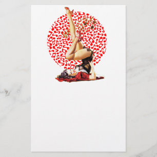 Rockabilly Göttin II Briefpapier