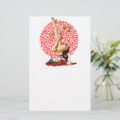 Rockabilly Göttin II Briefpapier (Stehend Vorderseite)