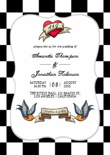 Rockabilly Einladungen Zazzle De