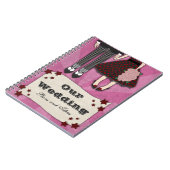 Rockabilly Hochzeit, Notizbuch Notizblock (Linke Seite)