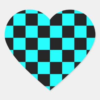 Rockabilly Karohemd Herz-Aufkleber