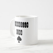 Rockabilly King mit Spade-Tasse Kaffeetasse (Vorderseite Links)