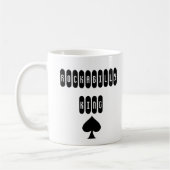 Rockabilly King mit Spade-Tasse Kaffeetasse (Links)