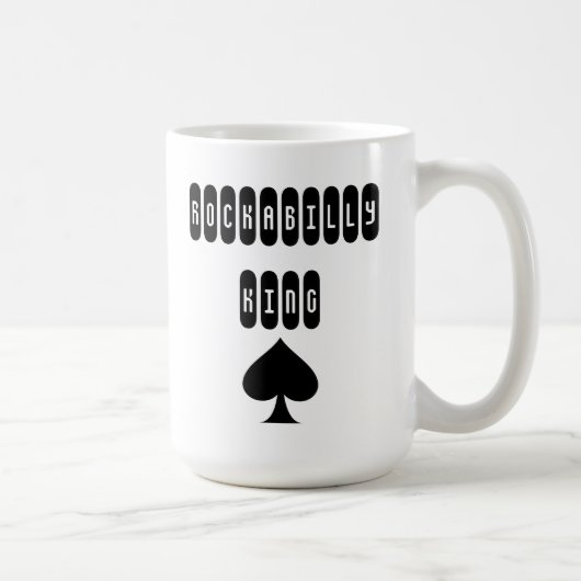 Rockabilly King Tasse mit Spade (Rechts)