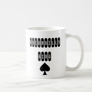 Rockabilly-König mit Pik-Mug Kaffeetasse