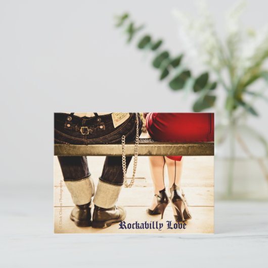 Rockabilly Liebe Postkarten (Set von 8 Jahren) (Stehend Vorderseite)