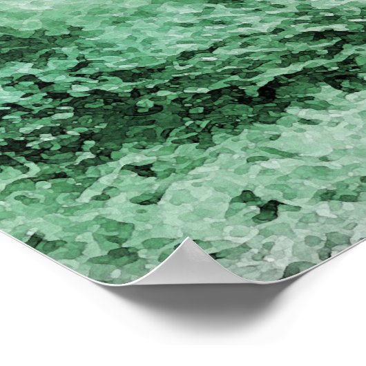 Rockabilly Mermaid Print Poster (Ecke)