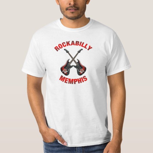 Rockabilly Musik Memphis T-Shirt (Vorderseite)