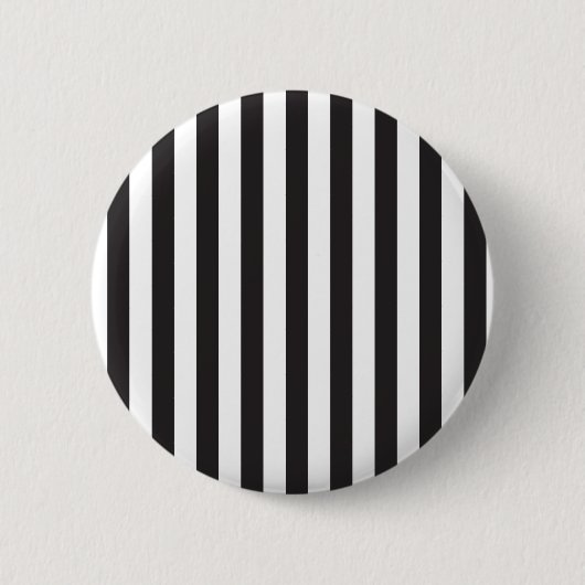 Rockabilly-Muster Zebras schlichte Streifen Mod Button (Vorderseite)
